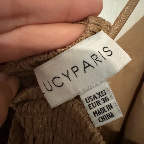 Lucy Paris Metallic Pleated Dress - Picture 3 of 8